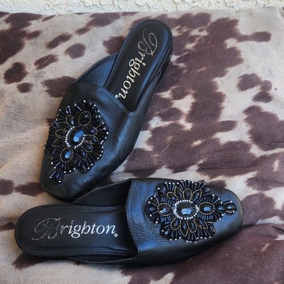 Brighton Prism Beaded Jeweled Mule‎ Shoes - Picture 5 of 6